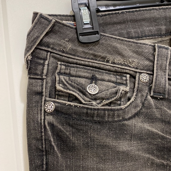 Authentic True Religion Crystal Detail Jeans size 30 - Picture 3 of 6